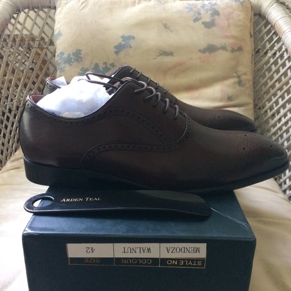 ARDEN TEAL - MENDOZA MEDALLION WALNUT OXFORD main image 8